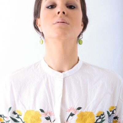 pendientes_largos_plata de ley_cristal de murano_verde_seyart_5